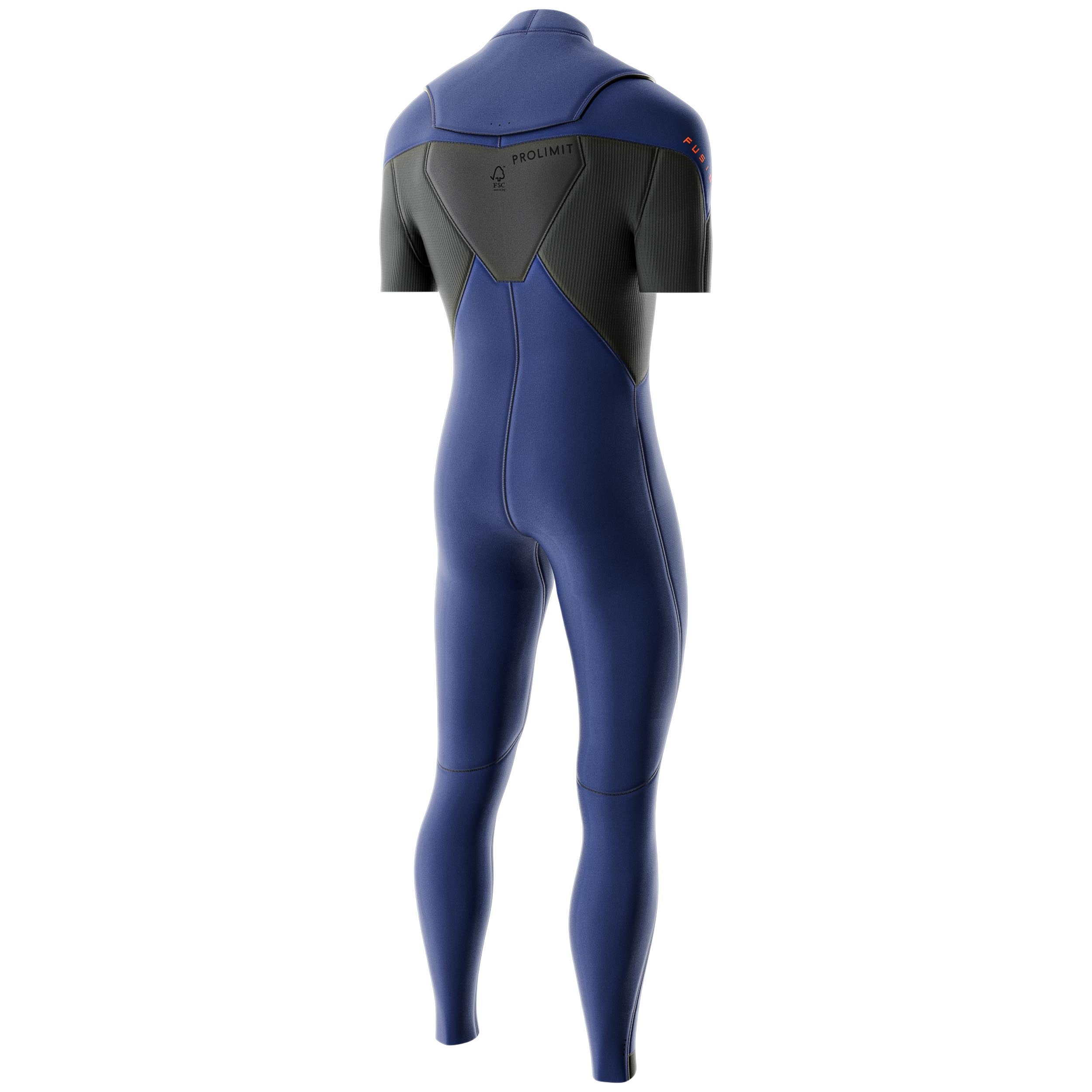 Prolimit Fusion 3/2 shorty våtdrakt frontzip svart