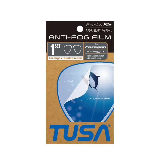 TUSA Freedom antidugg-film til tomaskers dykkemaske