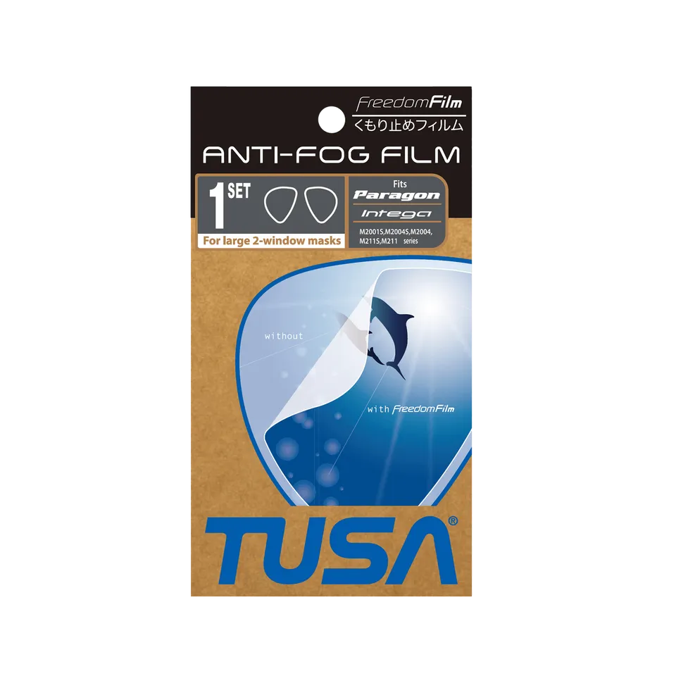 TUSA Freedom antidugg-film til tomaskers dykkemaske