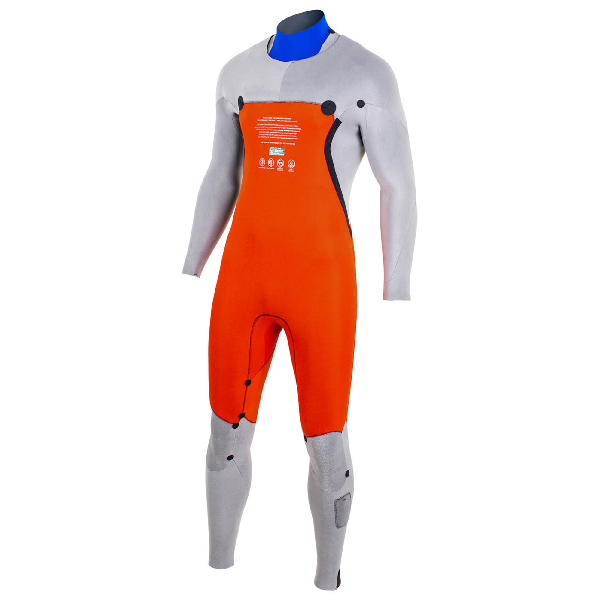 Prolimit PF2 Steamer Freezip 4/3 våtdrakt svart herre