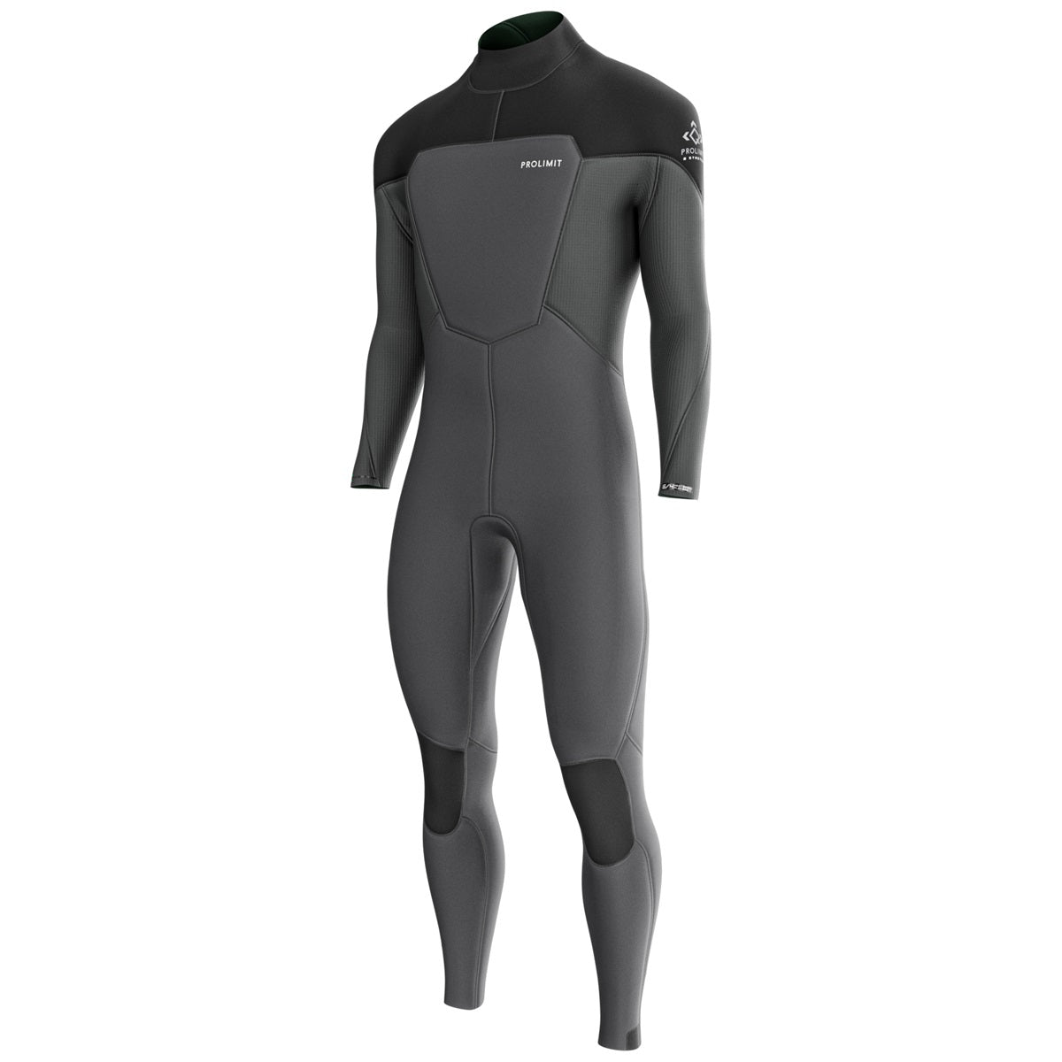 Prolimit Fusion Steamer V-Zip 5/4 våtdrakt svart vinter