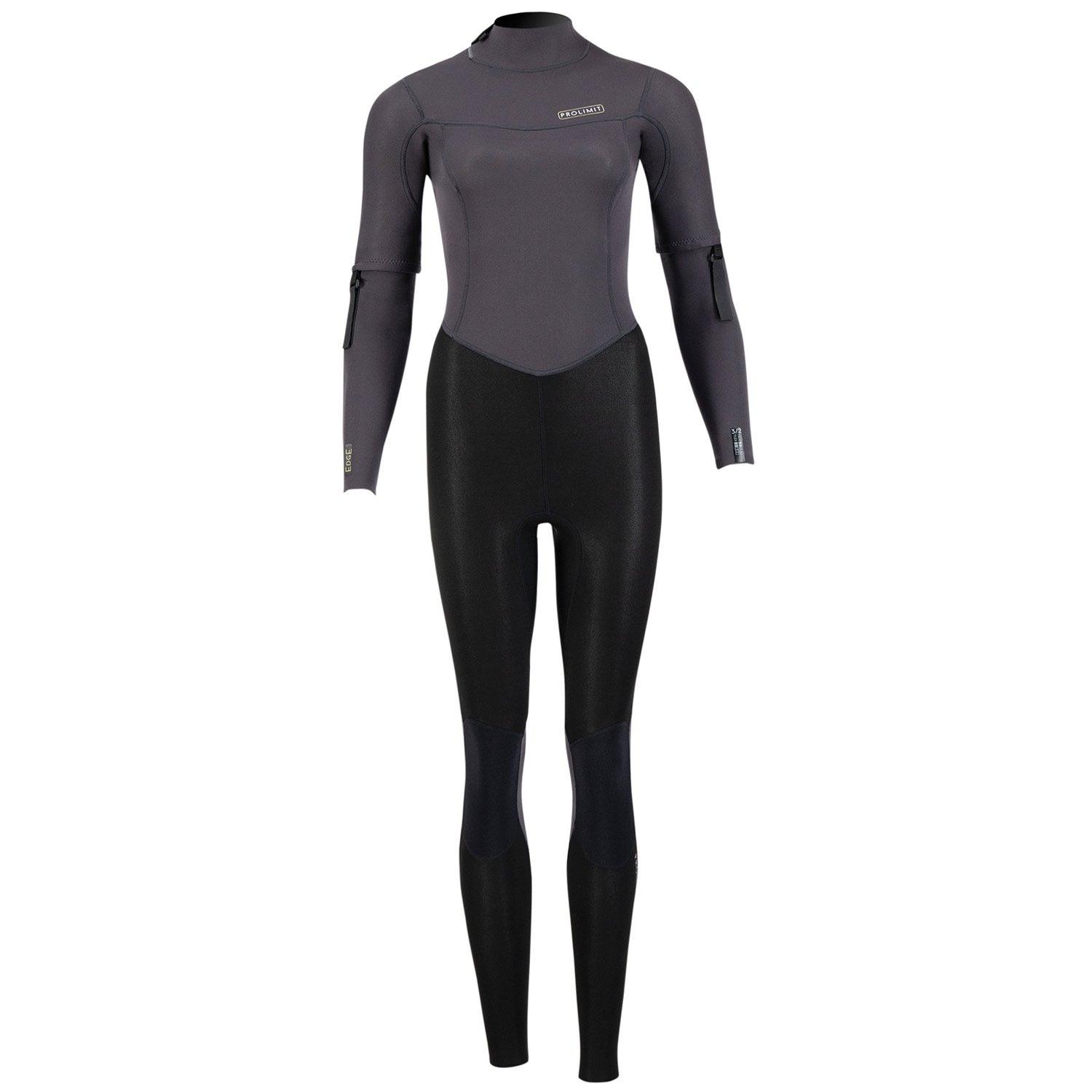 Prolimit Edge Steamer V-Backzip 3/2 våtdrakt svart 38/M