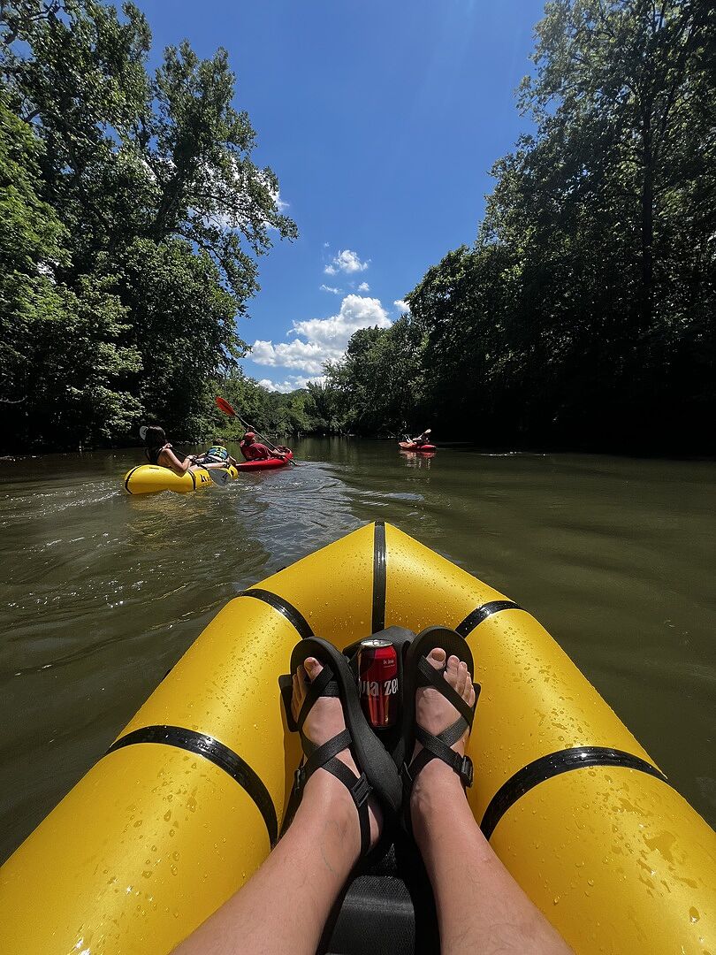 Kokopelli Nirvana Self-Bailing packraft gul slitesterk