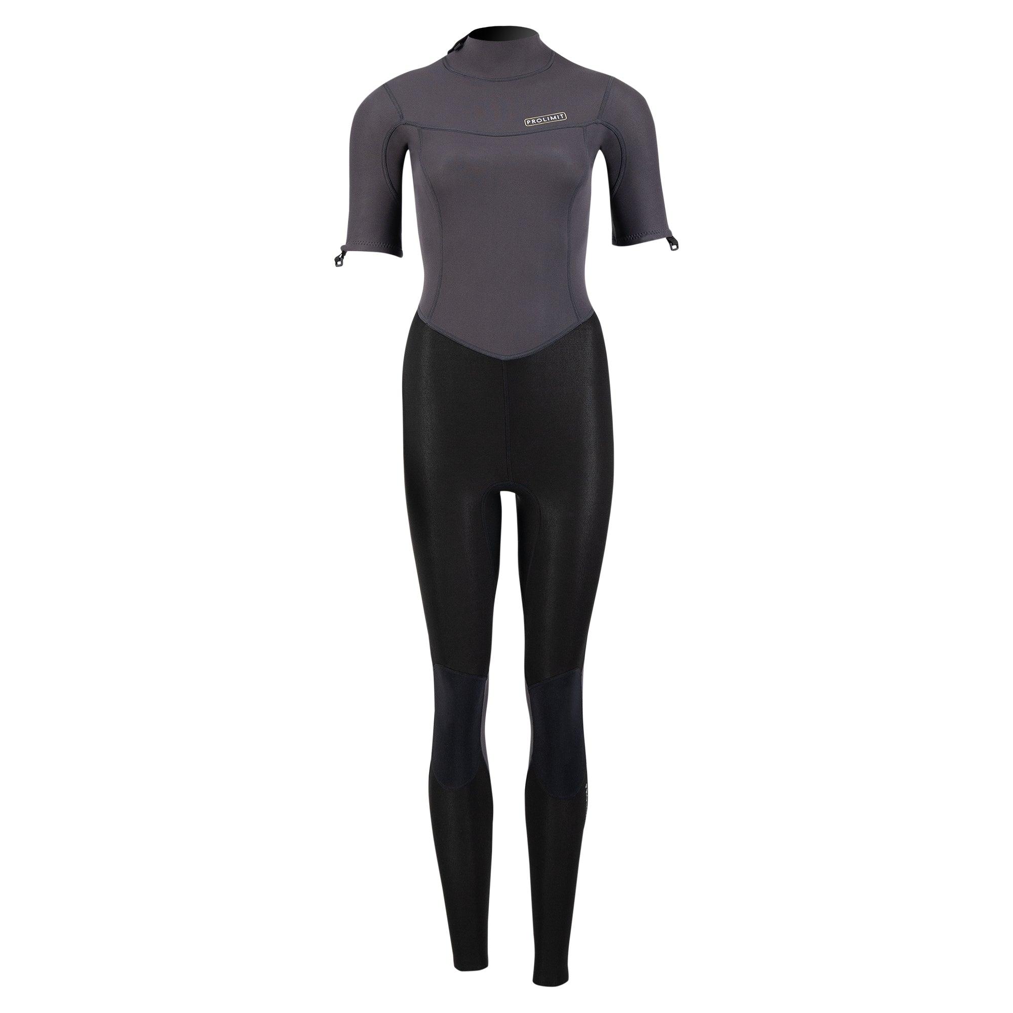 Prolimit Edge Steamer V-Backzip 3/2 våtdrakt svart 38/M