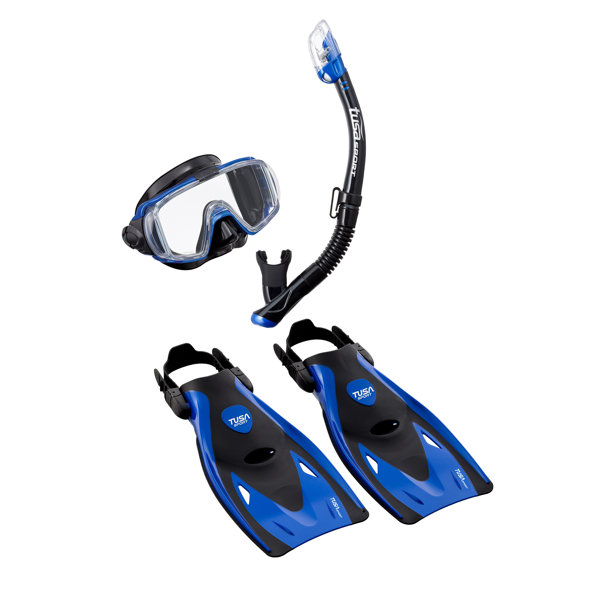 TUSA Visio Tri-Ex snorklesett voksne vidvinkel